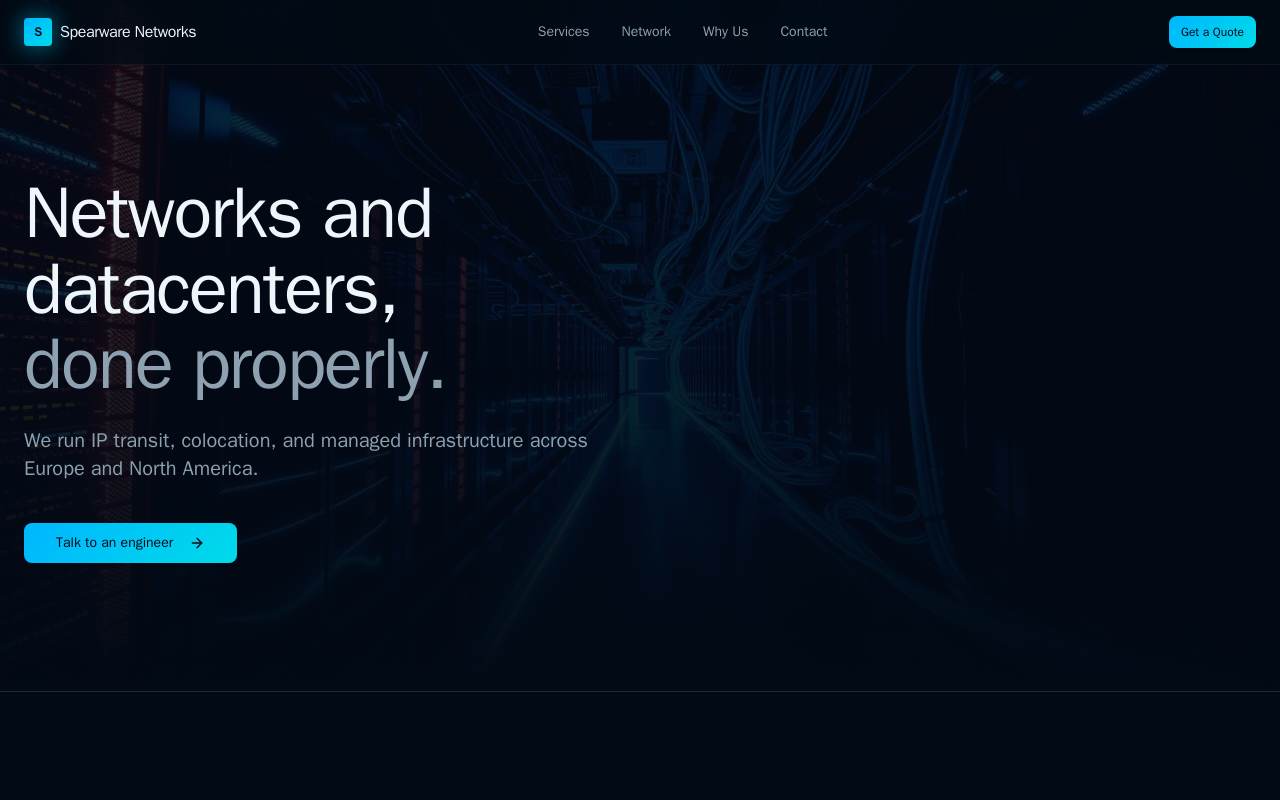 Spearware Networks 官网截图